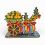 Carretto Siciliano Ceramica Caltagirone Limoni cm 35