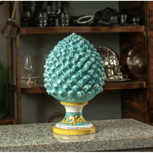 Pigna Ceramica Siciliana Caltagirone cm 30 - Vari Decori