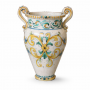 Caltagirone Sicilian Ceramic Yellow Jar cm 75