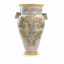 Caltagirone Sicilian Ceramic Yellow Jar cm 70