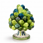 Pigne Siciliane in Ceramica Colorate H. 11 cm