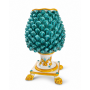 Portafiori Pigna cm 40 Ceramica Siciliana Caltagirone Verde