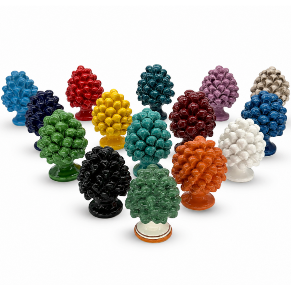 Sicilian Ceramic cm10 Pine Cone