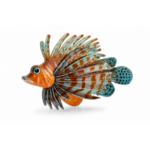 Pesce Ceramica Scorpione cm 15