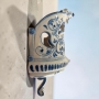 Applique ventola ceramica Caltagirone cm 35