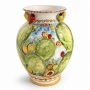 Giara in Ceramica di Caltagirone Decoro Fichi d’India H.50 cm