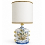 Lume in Ceramica Siciliana Decorato a Mano – H.50 cm