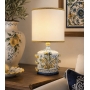 Lume in Ceramica Siciliana Decorato a Mano – H.50 cm