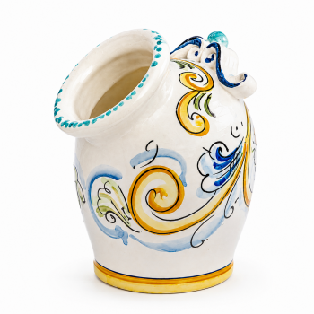 Portasale in ceramica  a mano