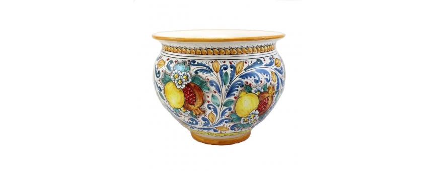 Vendita Portavasi in ceramica di Caltagirone - Spedizioni anche in contrassegno