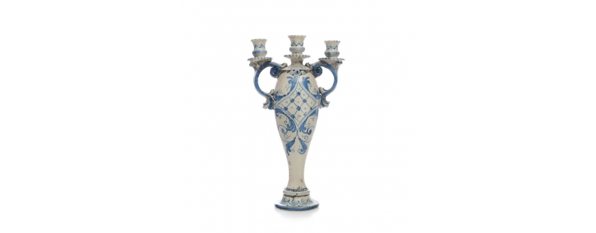 Vendita Candelabri in ceramica di Caltagirone - Prezzi bassissimi